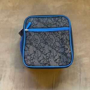 BNWT - Pottery Barn Teen Blue and Black Patterned Lunch Bag